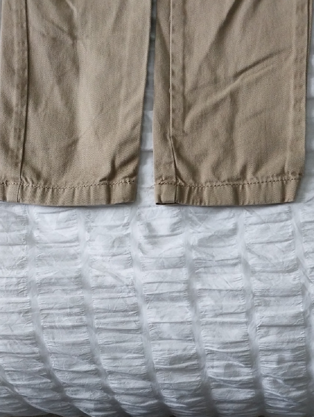 5T Elastic Waist Jogger Jeans and Khaki Pants Set - Blue & Tan - Picture 5 of 7
